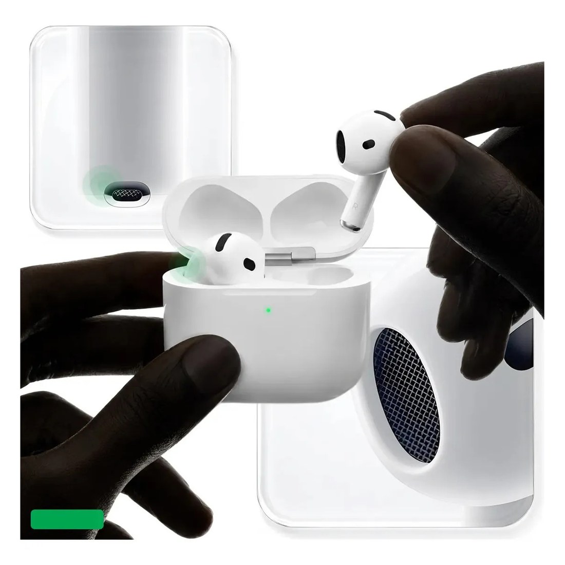 Fone sem fio com estojo de carregamento — PRO PHONE SEE Air 54