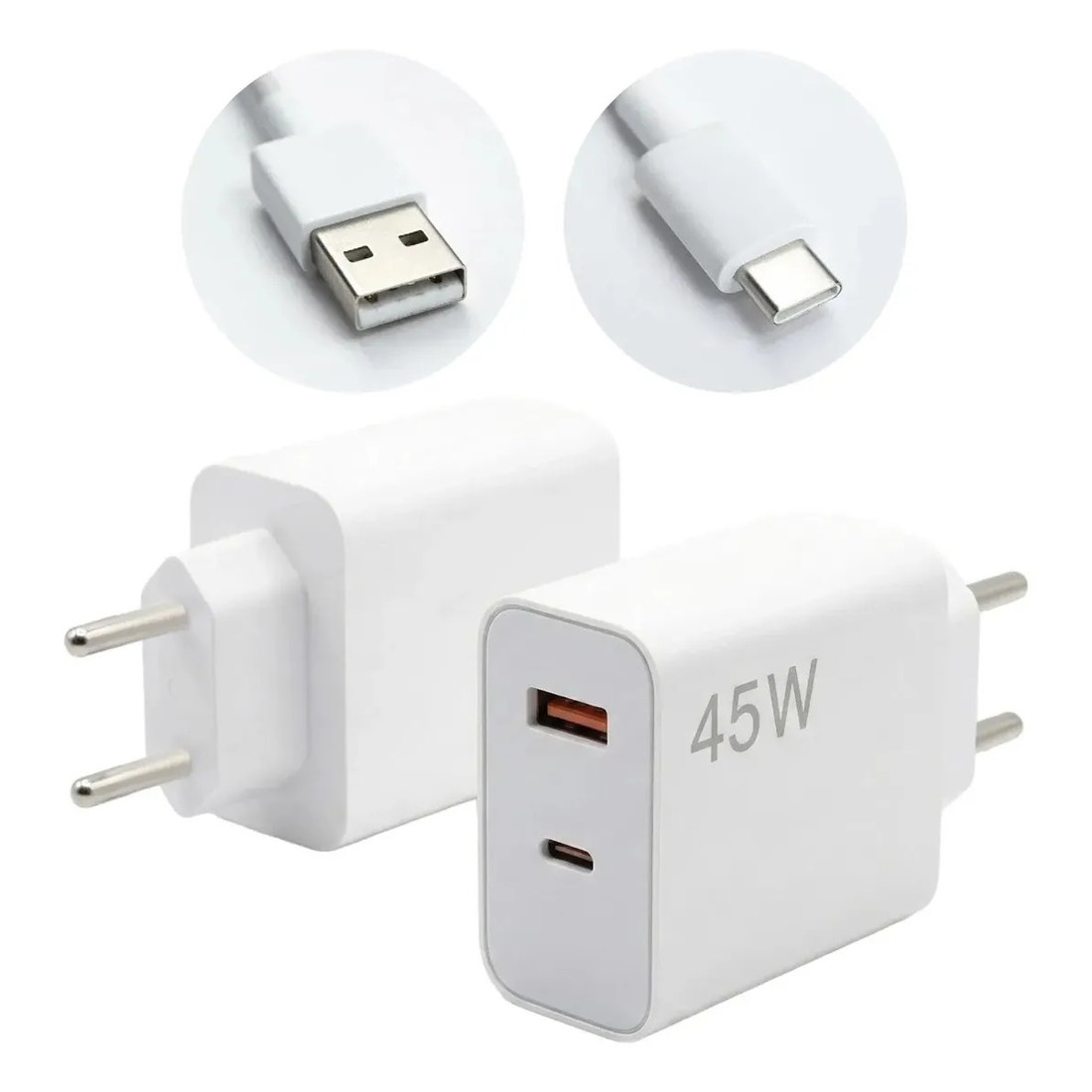 Carregador turbo com cabo USB-C — PRO PHONE SEE Volt 45